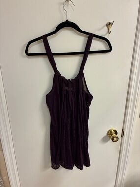 NWT Vintage Kenar Plum Sleeveless Top Sz XL